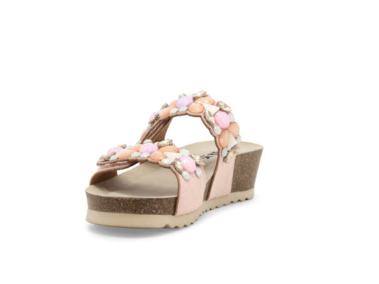 Melluso - Ciabatta donna in pelle rosa pastello. -20%