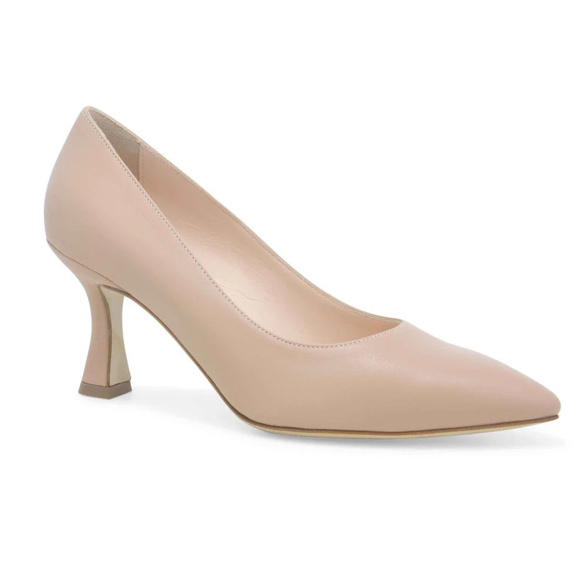 Melluso - Decolleté in pelle nude.