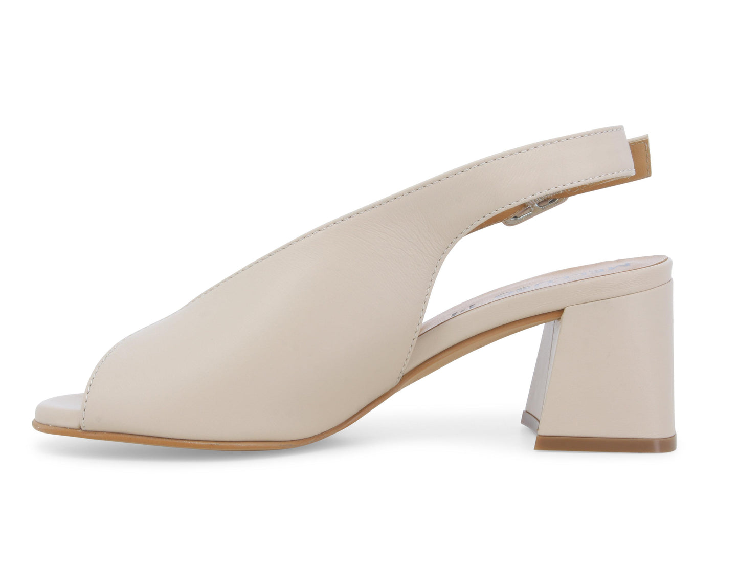 Melluso - Sandalo in pelle beige.