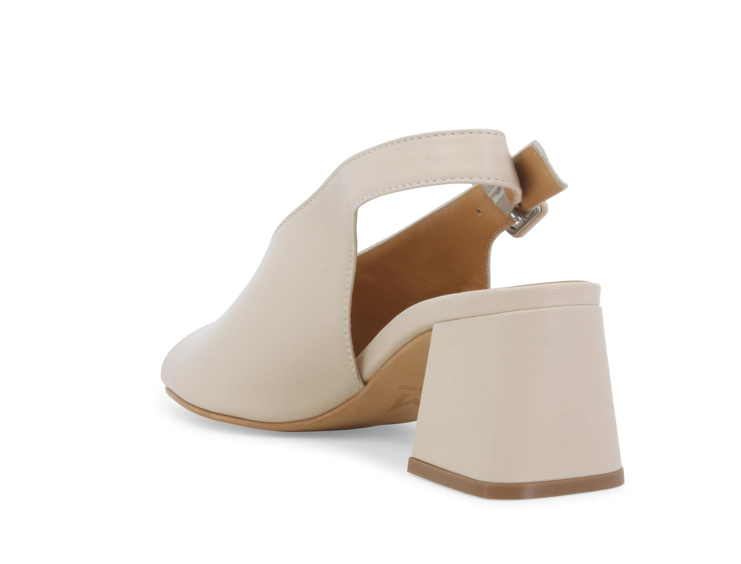 Melluso - Sandalo in pelle beige.