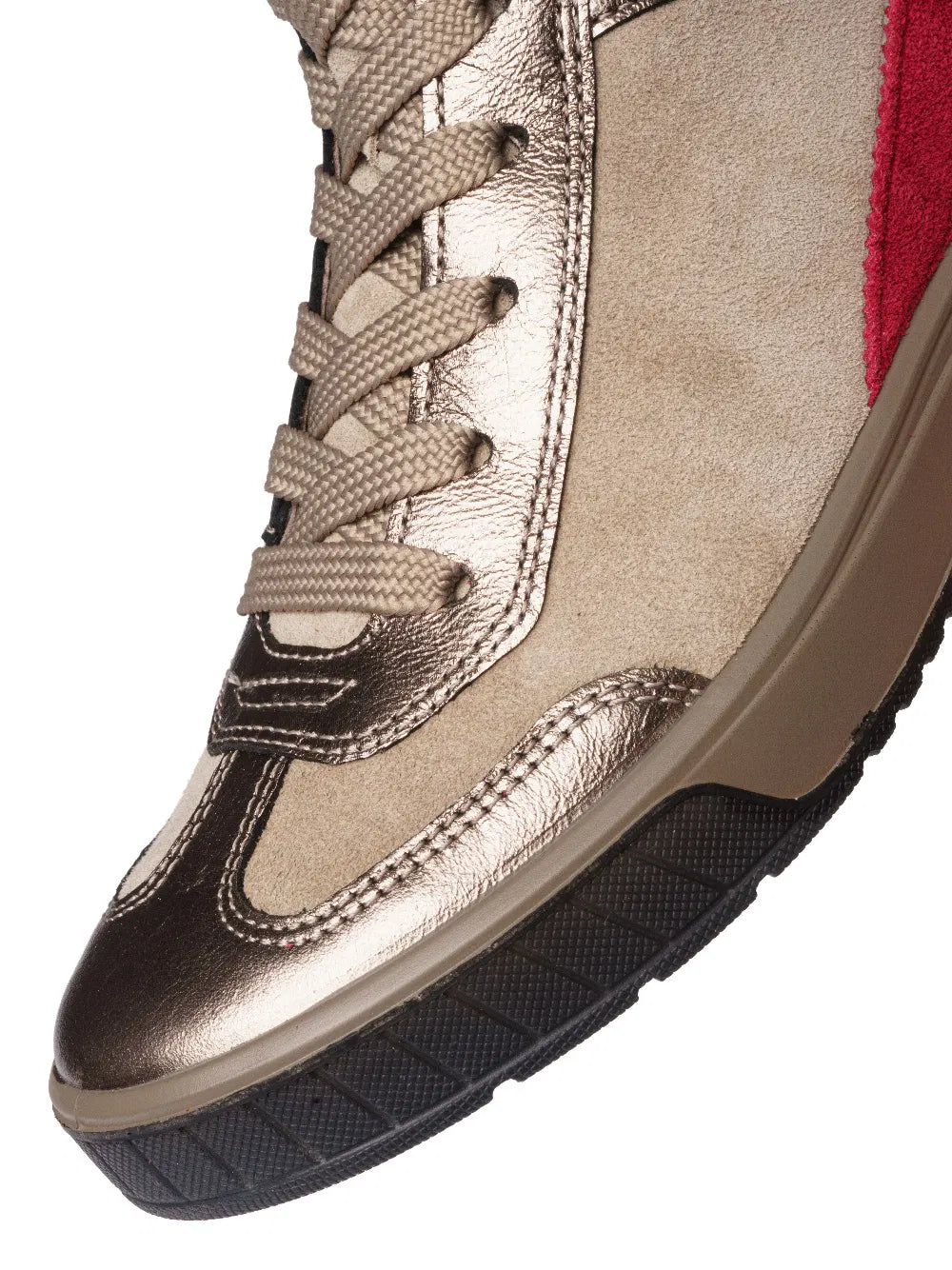 Ara - Polacchini donna in pelle beige.