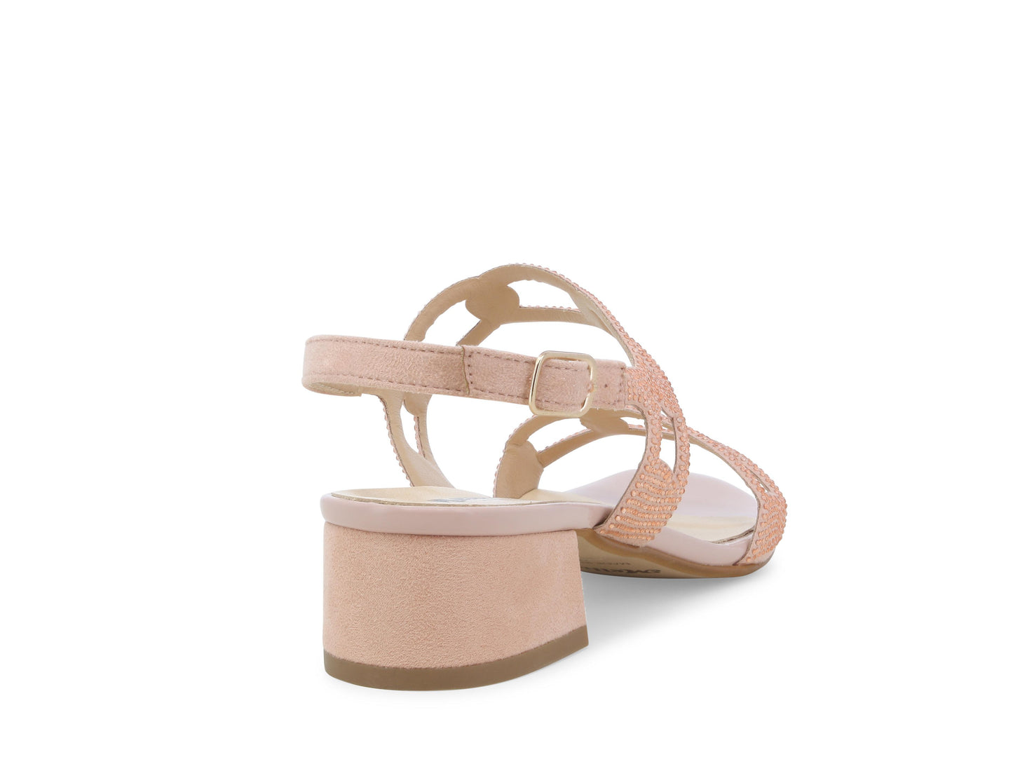 Melluso -  Sandalo rosa  a due fasce .