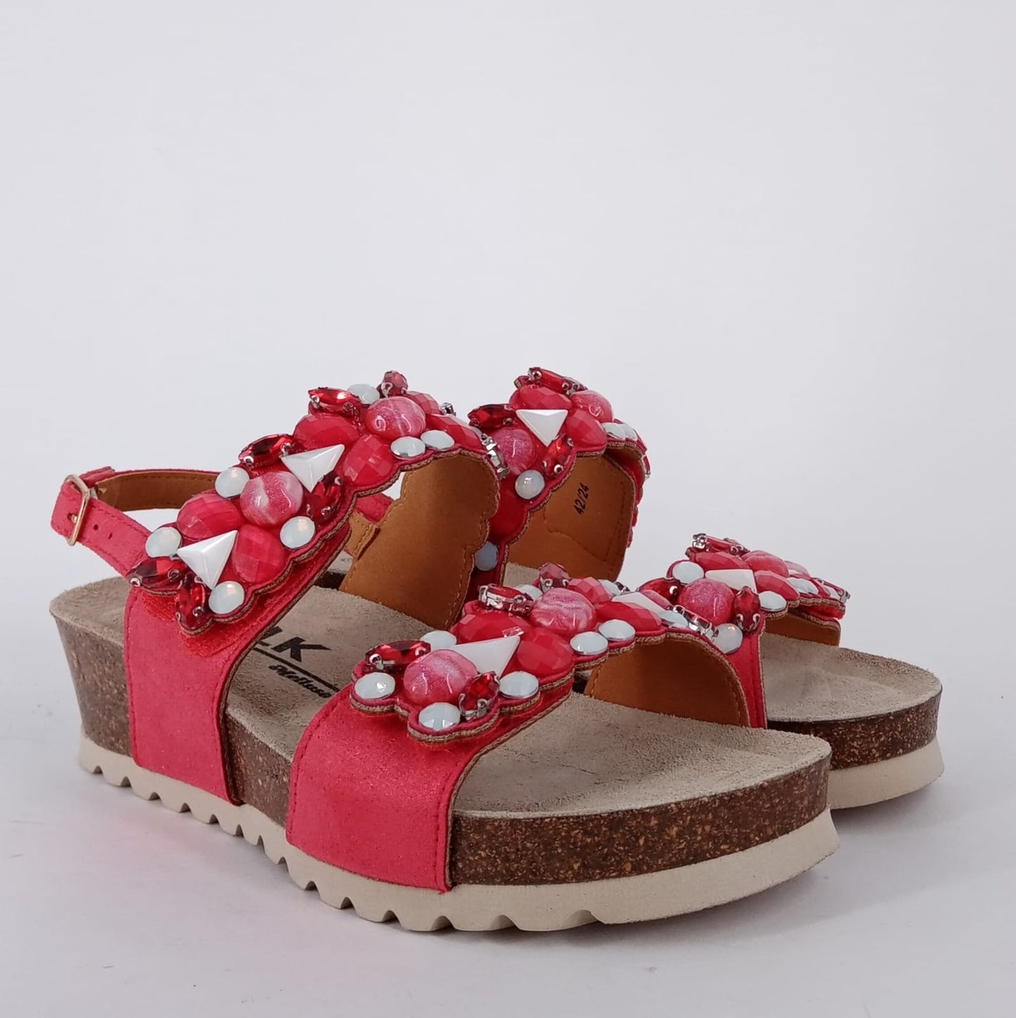 Melluso - Sandalo donna in pelle rossa. -20%