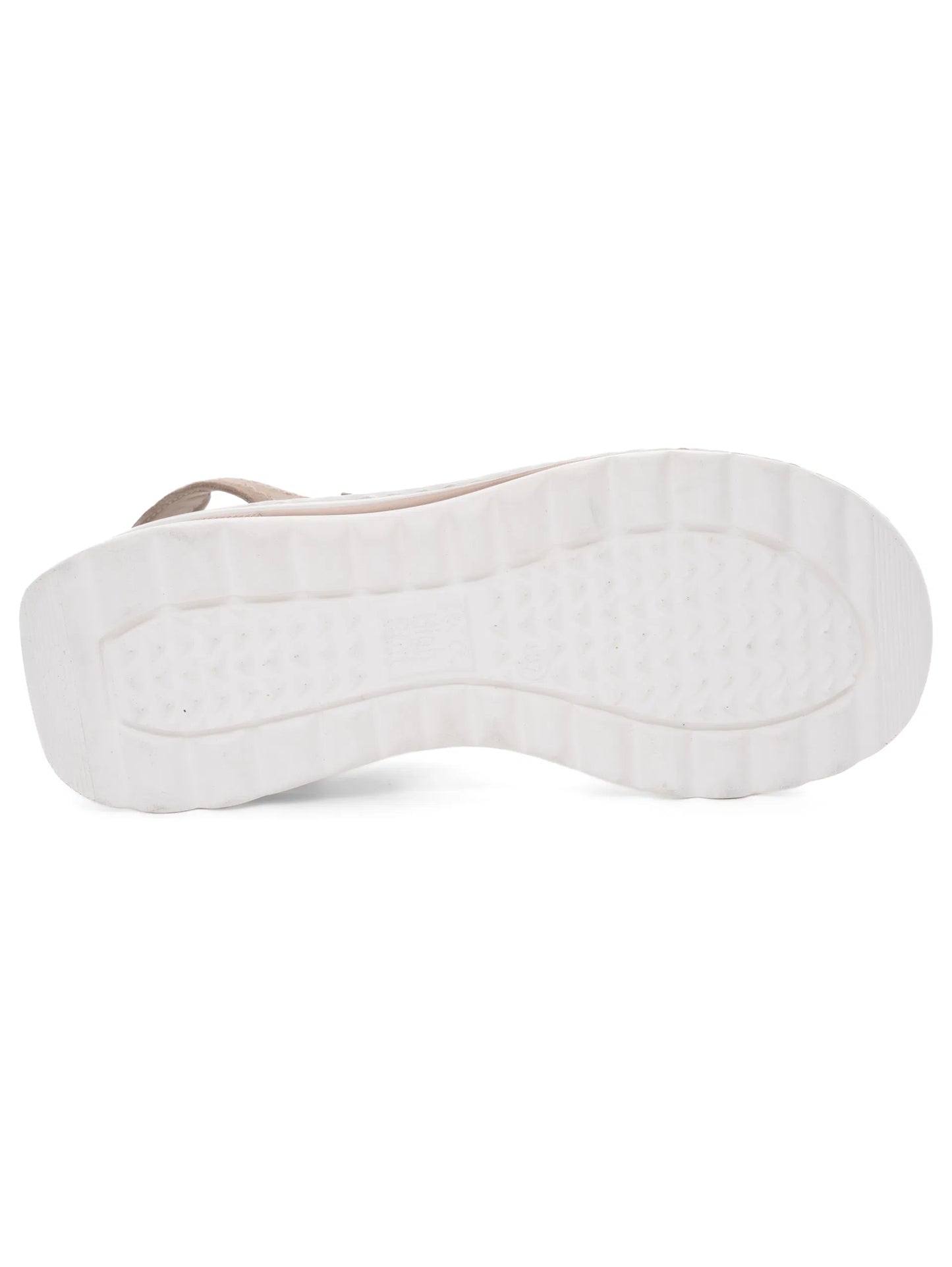 Ara - Sandali comodo in pelle serigrafata beige.