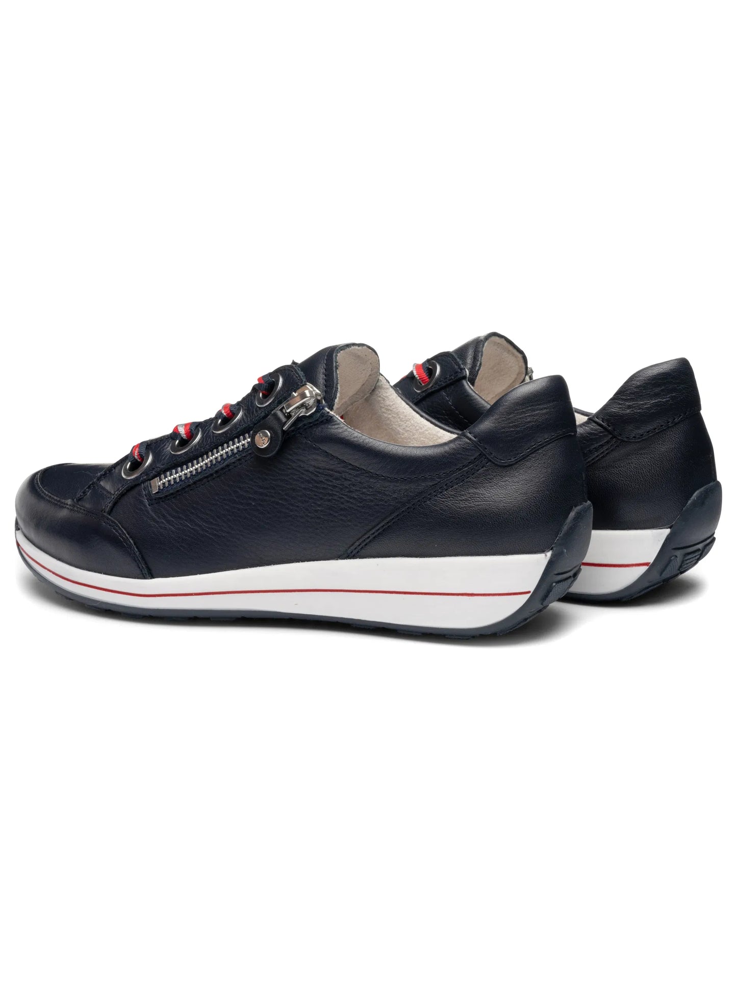 Ara - Sneakers in pelle blu.