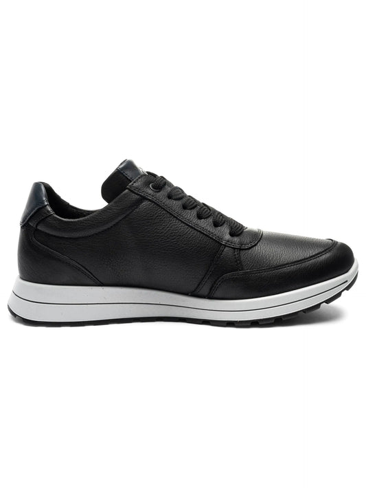 Ara - Sneakers uomo  in pelle nera.