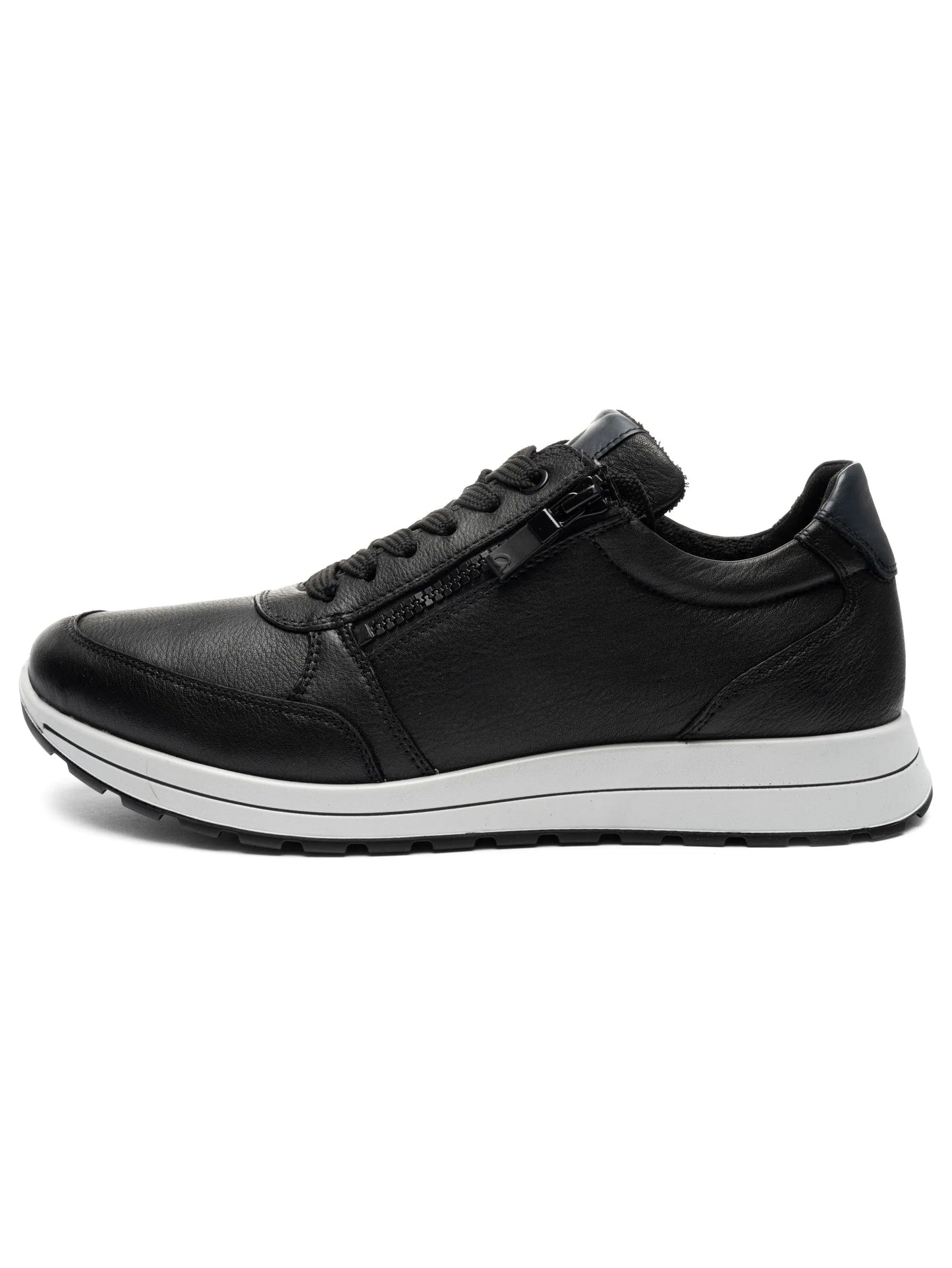 Ara - Sneakers uomo  in pelle nera.