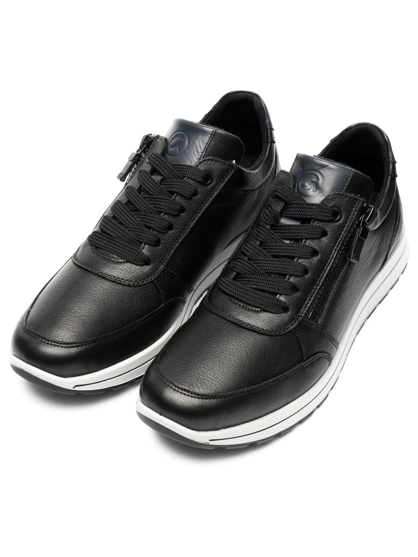 Ara - Sneakers uomo  in pelle nera.