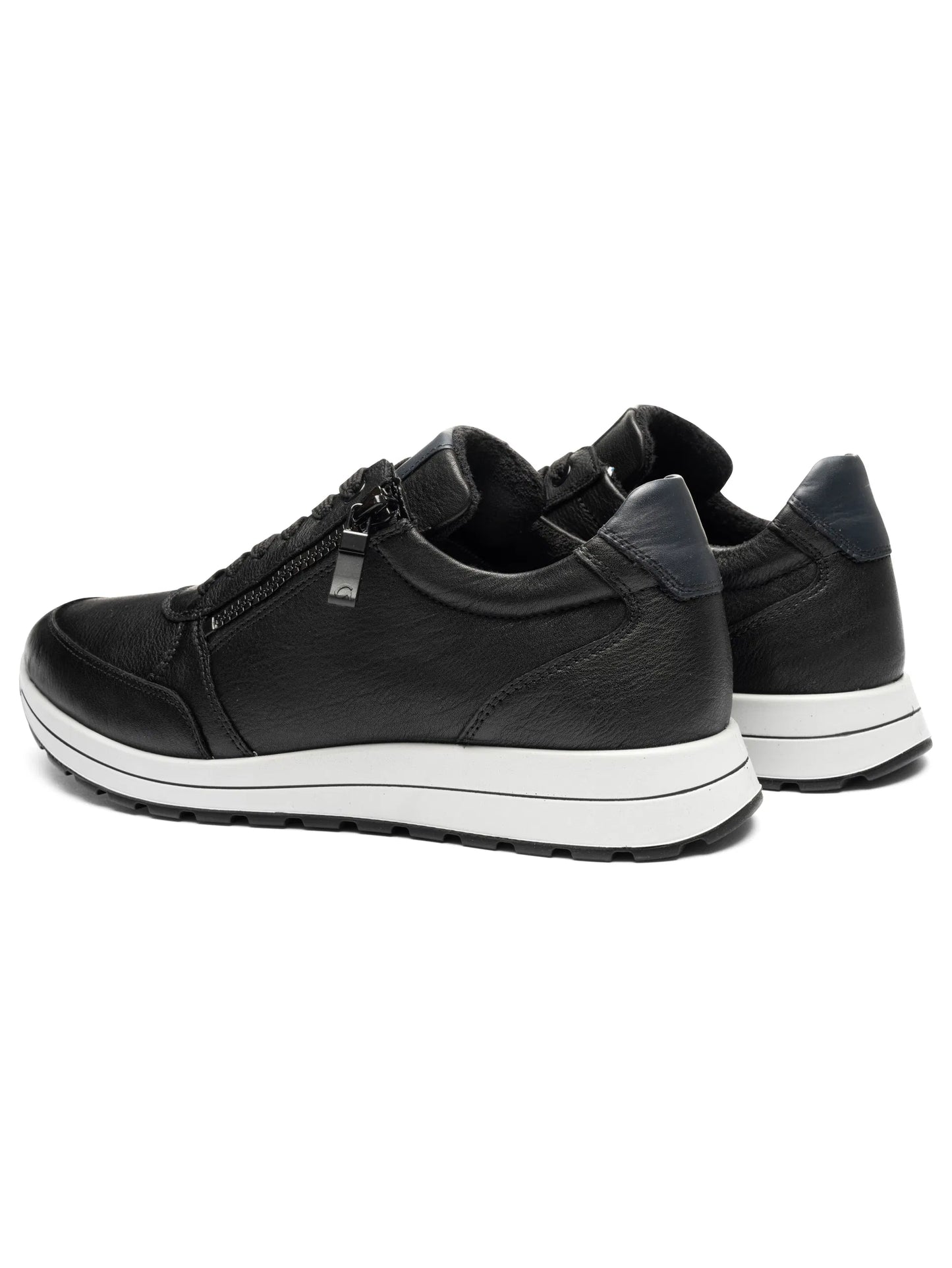 Ara - Sneakers uomo  in pelle nera.