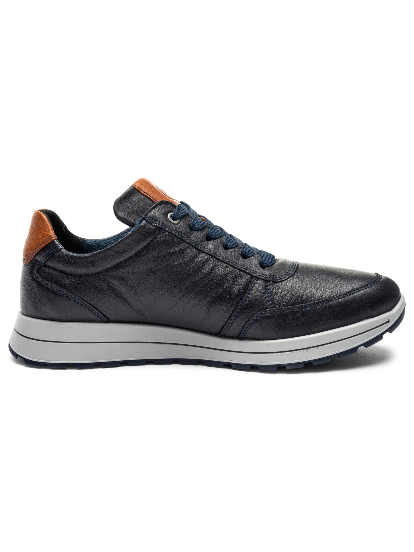 Ara - Sneakers uomo in pelle blu.