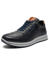 Carica l&#39;immagine nel visualizzatore di Gallery, Ara - Sneakers uomo in pelle blu.
