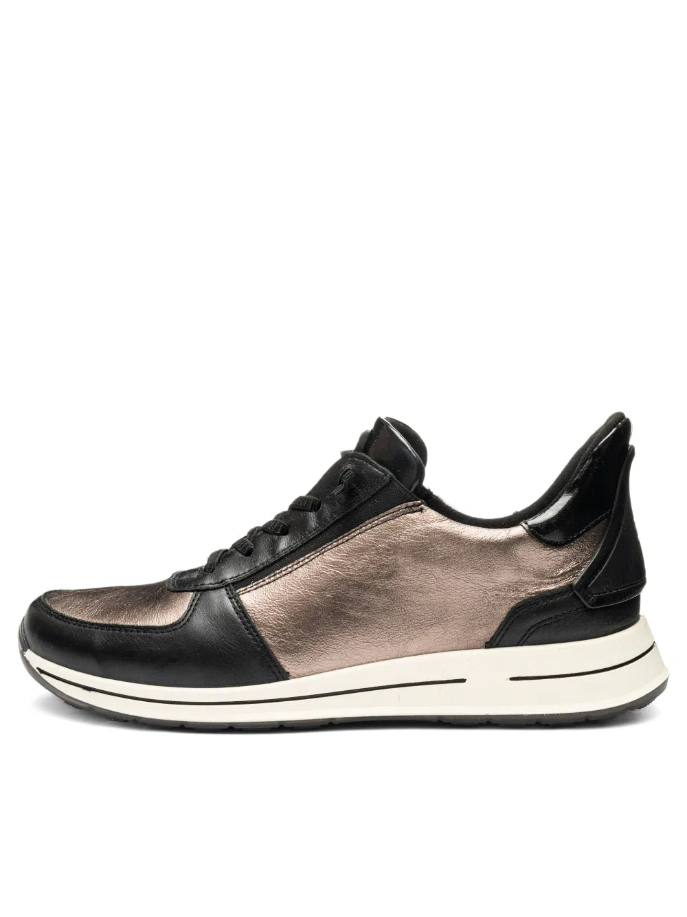 Ara - Sneakers donna in pelle nera.