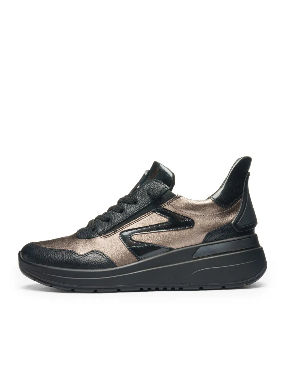 Ara - Sneakers donna in pelle nera.