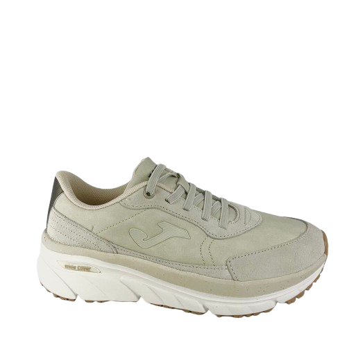 Joma - Sneakers donna in pelle scamosciata beige.