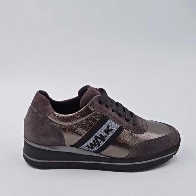 MELLUSO Walk - Sneakers antracite  con lacci