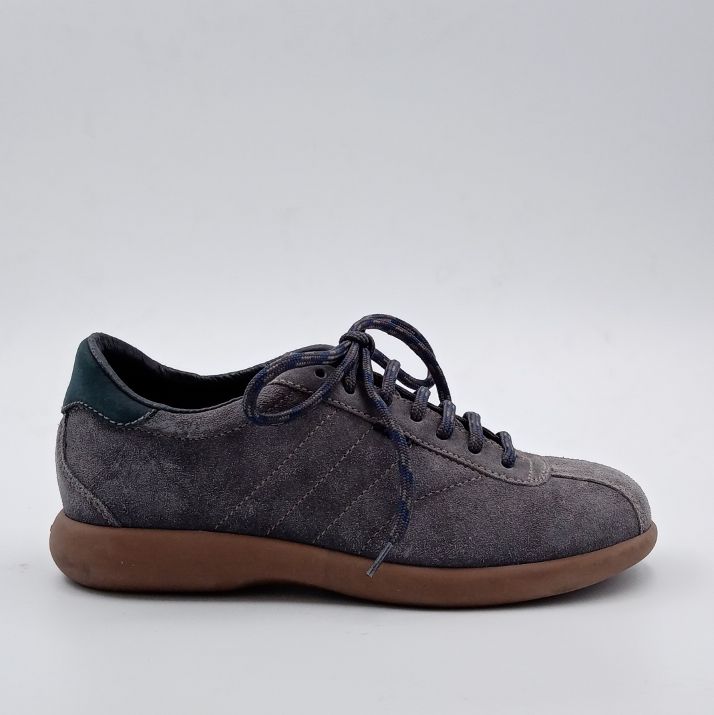 FRAU - Scarpa allacciata in camoscio avio -50%