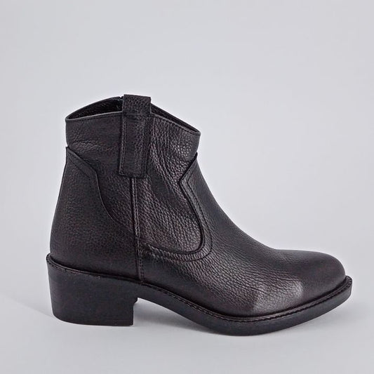 BUENO - Tronchetto  texano nero - 50%