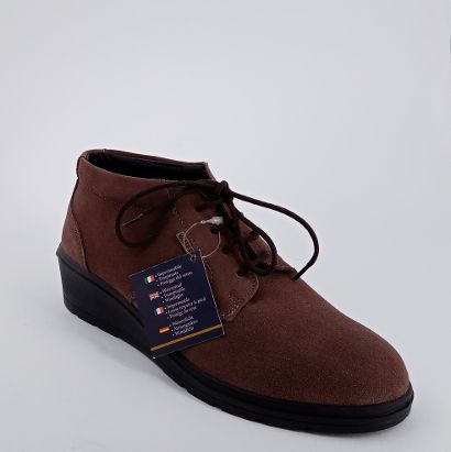 VALLEVERDE  Polacchino in camoscio tortora - 50%