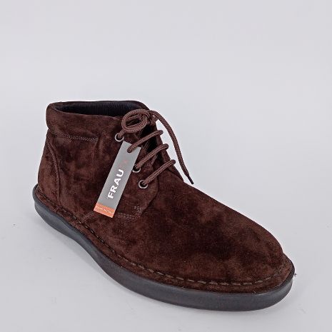 FRAU . Polacchino in scamosciato testa di moro -30%