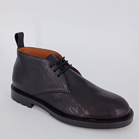 FRAU - Polacchino classico uomo in pelle nera . -30%