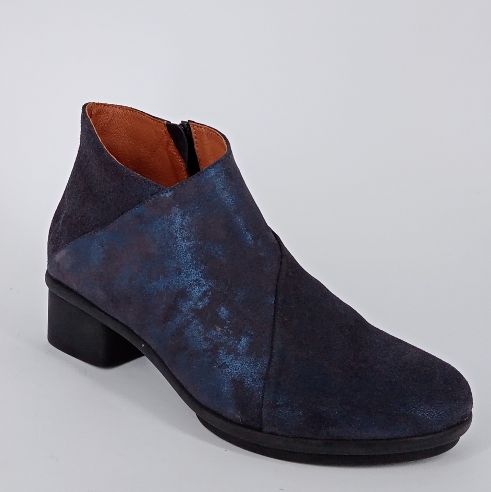 BENVADO . Tronchetto in velour glitter blu -50%