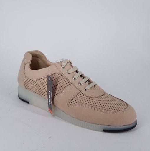 FRAU . Sneaker in nubuk beige - 50%