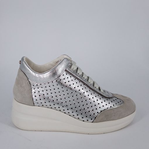 MELLUSO WALK . Sneakers in pelle silver - 50%