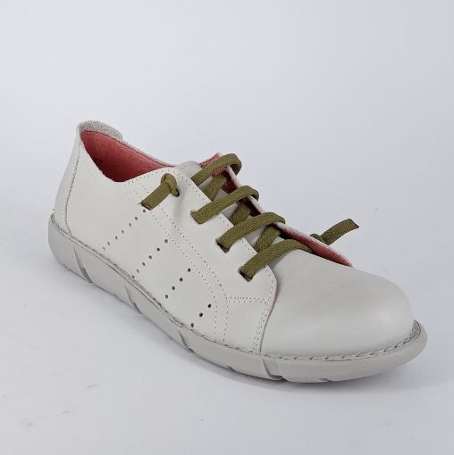 OBIKA . Sneakers  in nubuk  perla  - 30 %