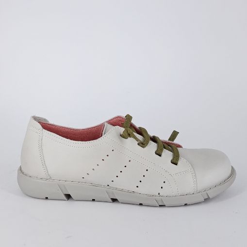 OBIKA . Sneakers  in nubuk  perla  - 30 %