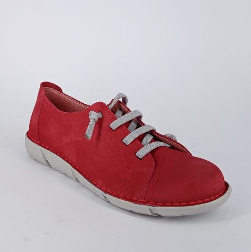 OBIKA . Sneakers in nubuk rosso  - 30 %