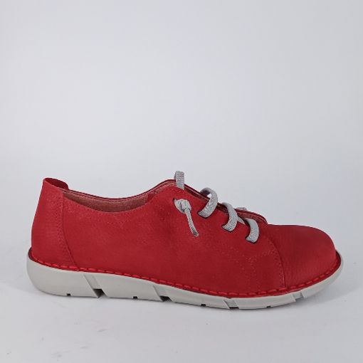 OBIKA . Sneakers in nubuk rosso  - 30 %
