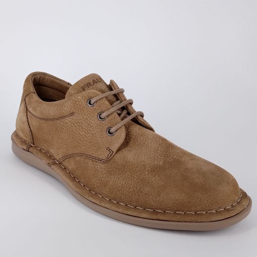 FRAU . Derby in nubuk sabbia . -30%
