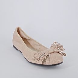 FRAU . Ballerina in pelle beige -30%
