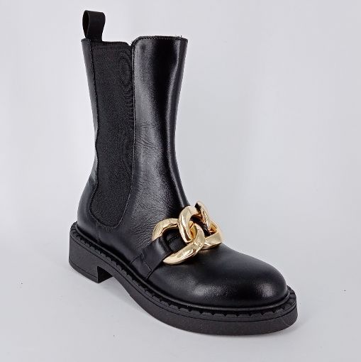 FRAU - Stivaletto beatles con catena  -50%