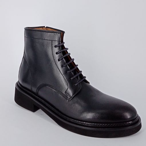 CALPIERRE  - Anfibio in pelle nera.  - 30%