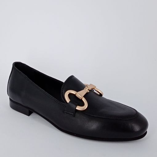 MARCONATOSTYLE  -  Mocassino in pelle nera  - 30%