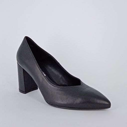 MELLUSO  . Decolte' in pelle nera. -50%