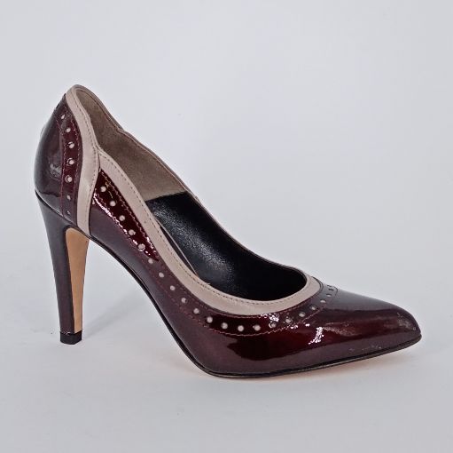 SCOLARO    -  Decolte'   in vernice bordò    -  50  %