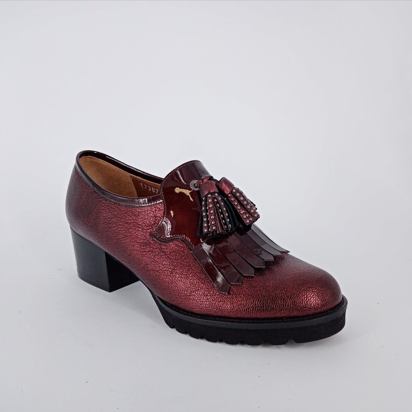 MUSELLA . Slip-on in pelle Bordeaux -50% .