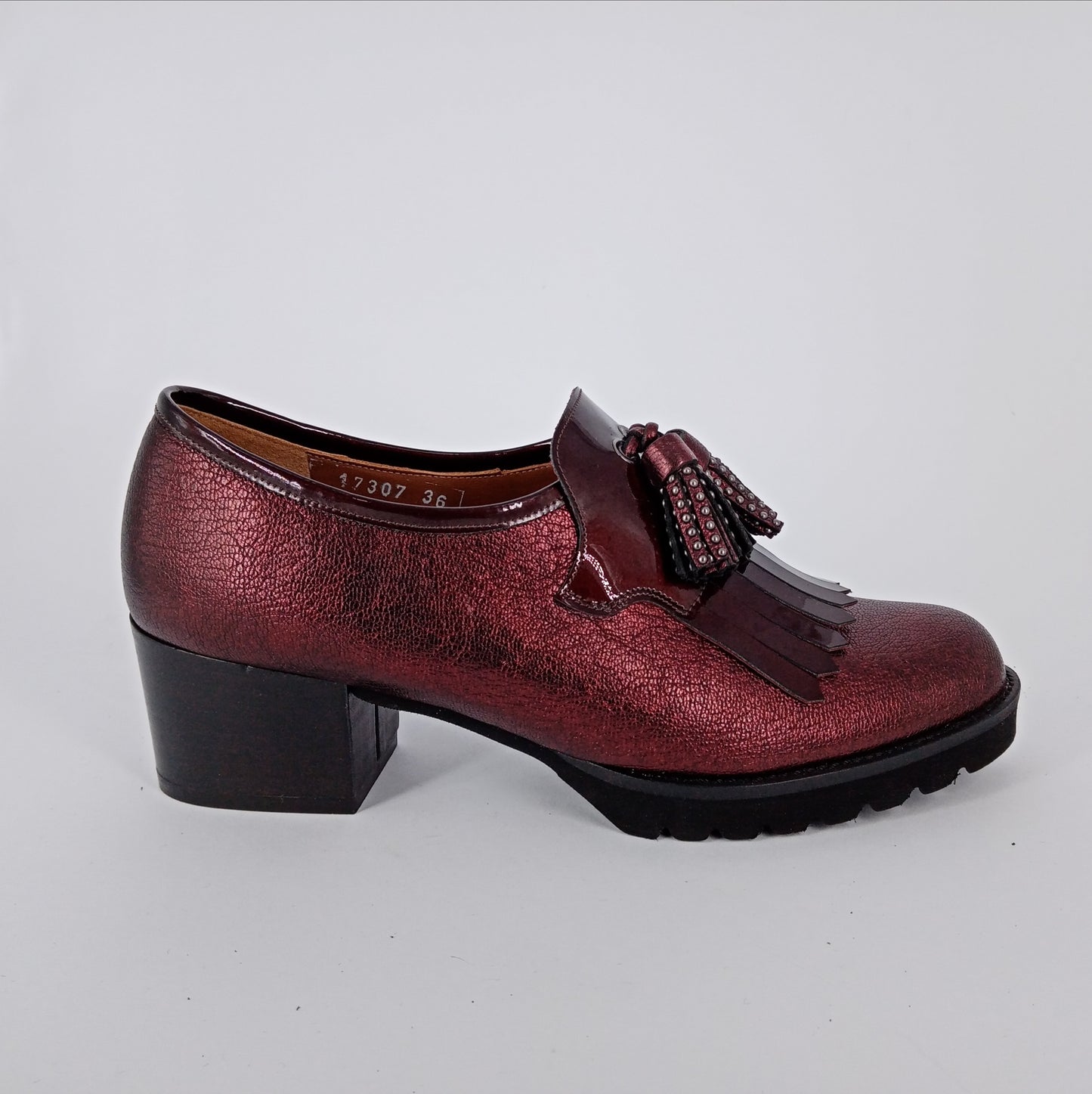 MUSELLA . Slip-on in pelle Bordeaux -50% .