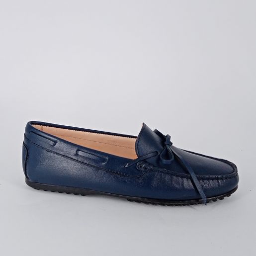 MASTRO DOMENICO . Mocassino in nappa blu -30%
