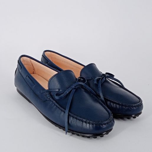 MASTRO DOMENICO . Mocassino in nappa blu -30%