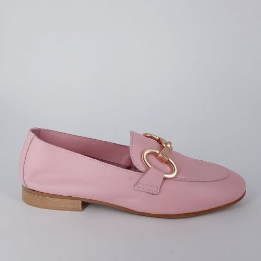 MRCshoes . Mocassino in nappa rosa  50%