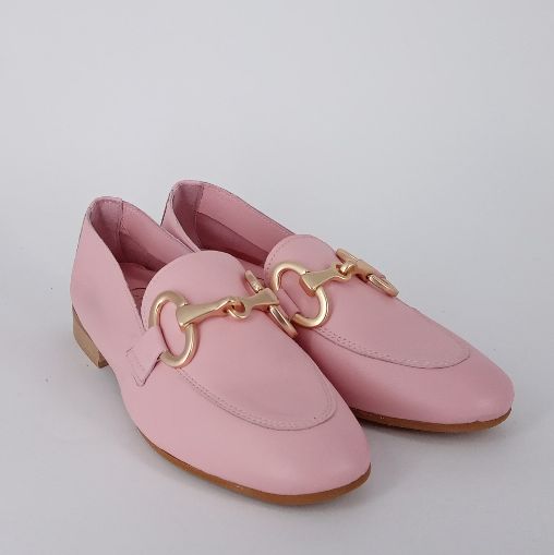 MRCshoes . Mocassino in nappa rosa  50%