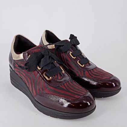 Maral - Sneakers bordò con plantare estraibile . -