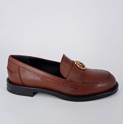 Frau - Mocassino in pelle silk brown . - 30%