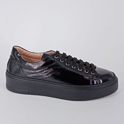 Cinzia Valle . Sneakers in naplak nero . -30%