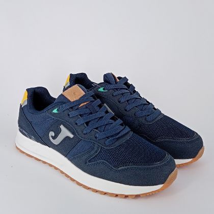 JOMA - Sneakers in nabuk e tessuto blu . -