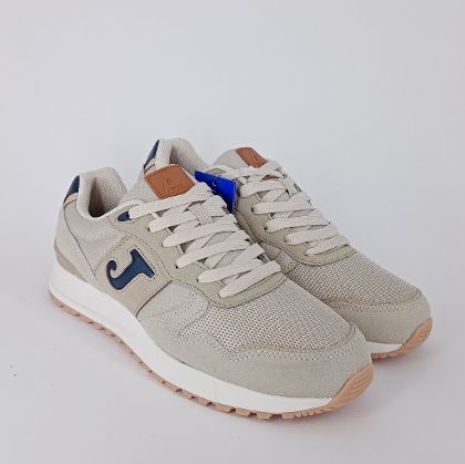 JOMA - Sneakers in nabuk e tessuto beige . -