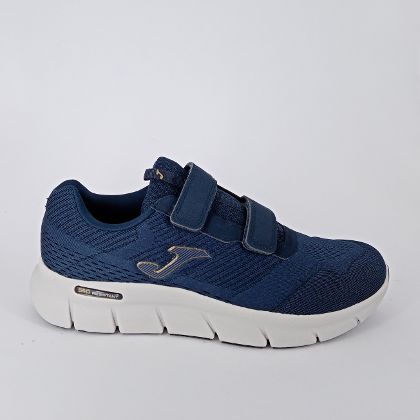 JOMA - Ginnica in tessuto blu con strappi . -